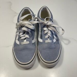Kids Blue and White Sneakers